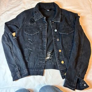 Black Jean Jacket